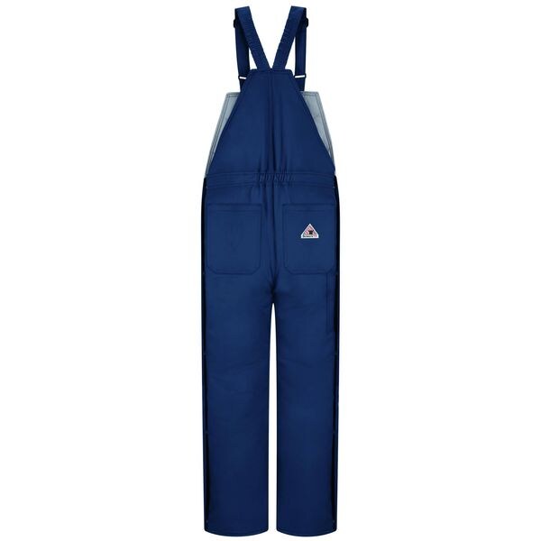 Bib Overall, Navy, 54-1/2 In Waist Size