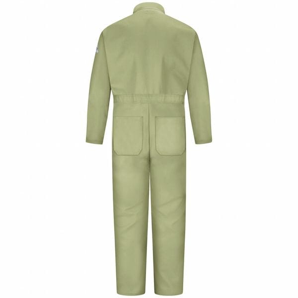 Flame Resistant Contractor Coverall, Khaki, L