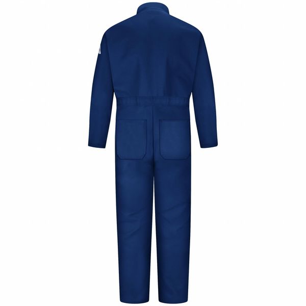 Flame Resistant Contractor Coverall, Navy Blue, 3XL