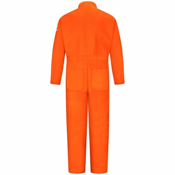 Flame Resistant Contractor Coverall, Orange, L