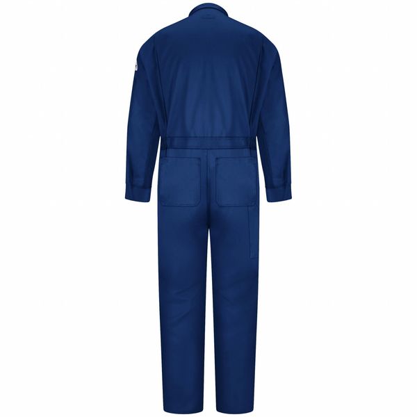 Flame-Resistant Coverall, Navy, 50 In