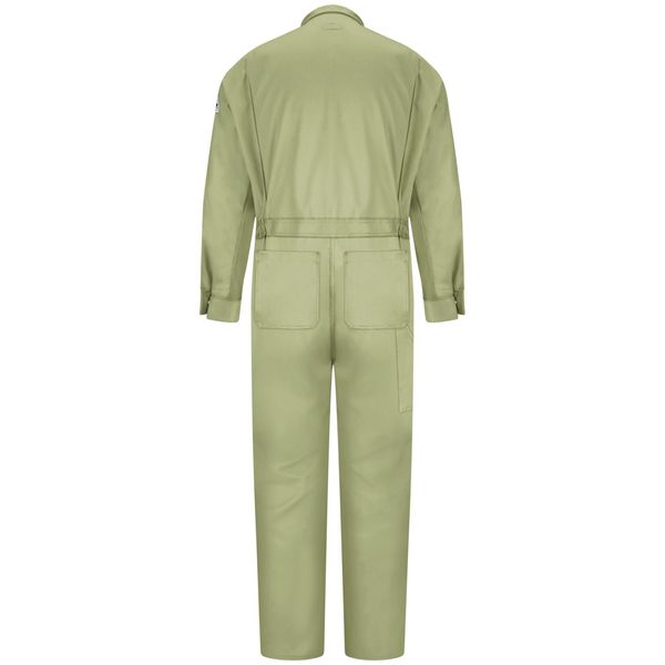 Resistant Coverall, Khaki, 50 In Tall