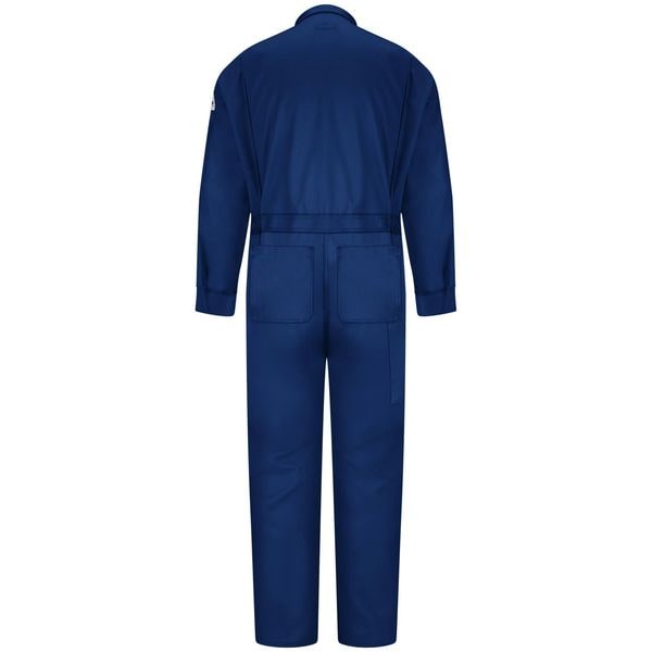 Flame Resistant Coverall, Navy Blue, Nomex(R), M