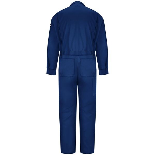 Flame-Resistant Coverall, Navy, 2XL, HRC1