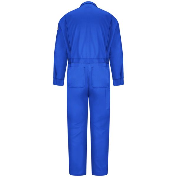 Flame Resistant Coverall, Blue, Nomex(R), L