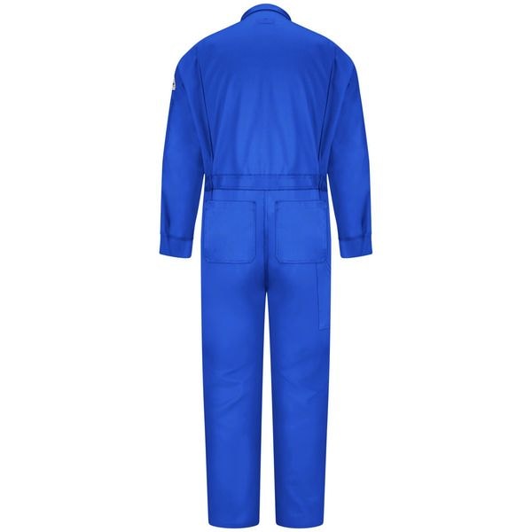 Flame Resistant Coverall, Blue, Nomex(R), XL
