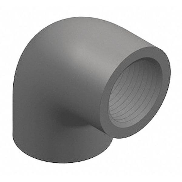 PVC Elbow, 90 Degrees, FNPT x FNPT, 3/4 in Pipe Size