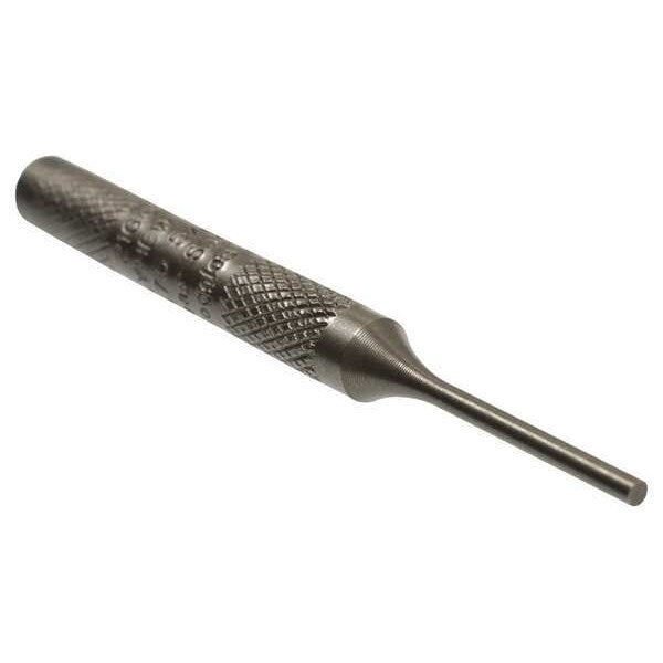 Knurled Pin Punch, 5/64 Tip, 3/16x2-3/4 in