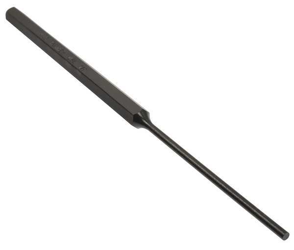 Pin Punch, Black, 1/8 in Tip, 5/16 x 8 in