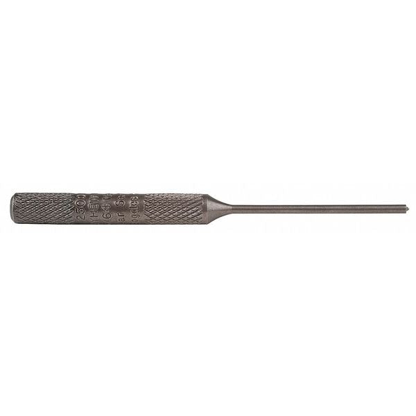Pilot Punch, Blk, 5/64 Tip, 3/16 x 3-1/4 in