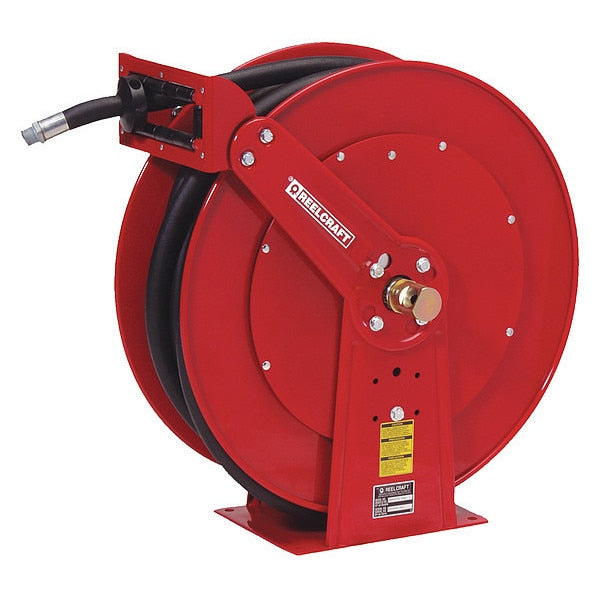 Hose Reel, 1 in Hose Dia., 35 ft Length, 50 psi