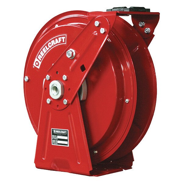 Hose Reel, 3/8 in Hose Dia., 50 ft Length, 3,000 psi