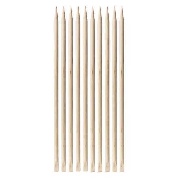 Orange Stick, Pointed/Flat, 3/16 in, PK100