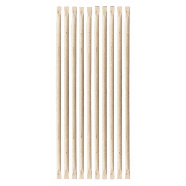 Orange Stick, Both Flat, 3/16 In., PK100