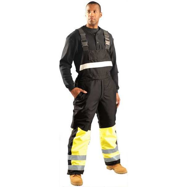 Hi-Vis Cold Weather Bib, Yellow, Mens, L