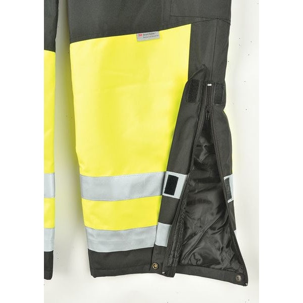 Hi-Vis Cold Weather Bib, Yellow, Mens, L
