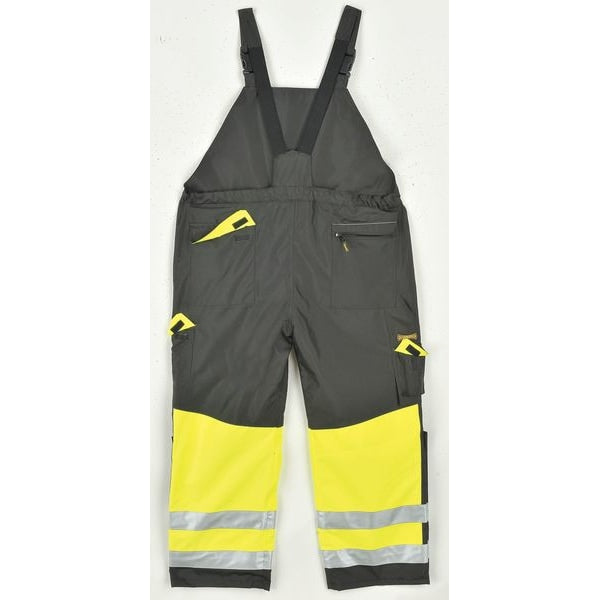 Hi-Vis Cold Weather Bib, Yellow, Mens, L