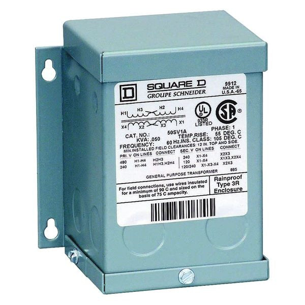 Transformer, 250VA, 120/240V, Wall