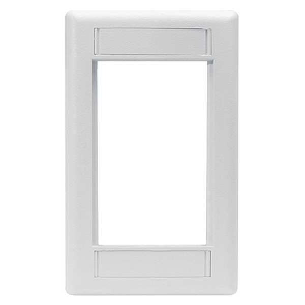 Hubbell iSTATION IMF1W Single Gang Modular Faceplate - 1-gang - White
