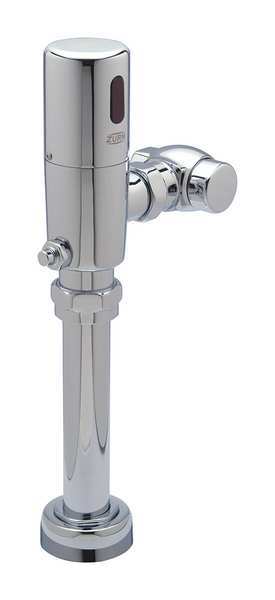 1.6 gpf, Toilet Automatic Flush Valve, Chrome, 1 in IPS