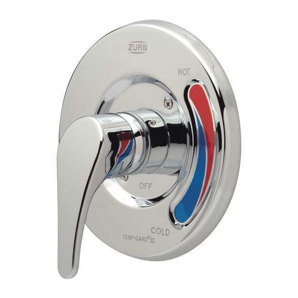 Shower Valve, 1/2 In NPT, Wall, Chrome