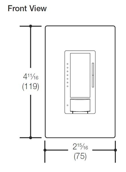 Occupancy Sensor, PIR, 900 sq ft, White