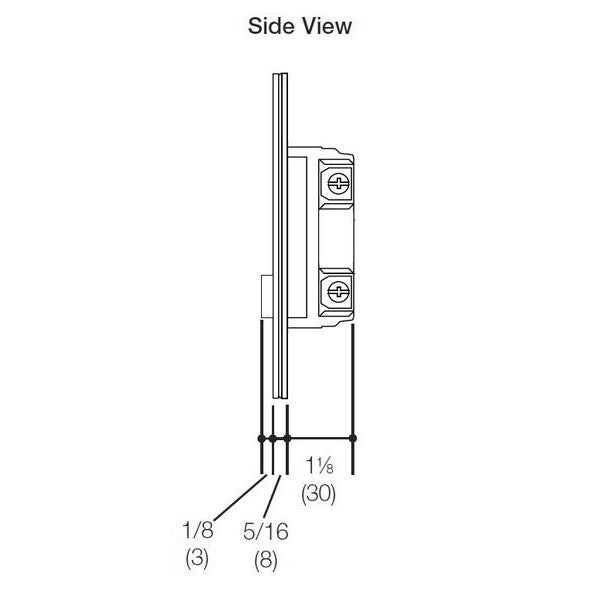 Vacancy Sensor, PIR, 900 sq ft, White