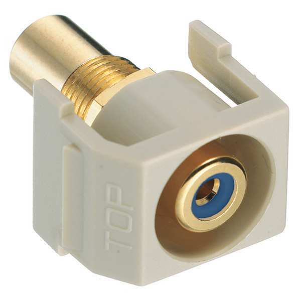 Connector, RCA, Duplex, Ivory