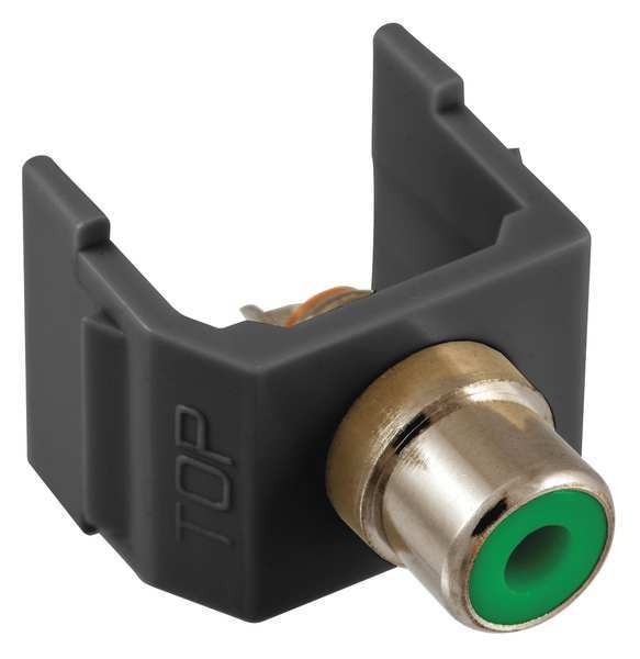 Connector, RCA, Duplex, Black