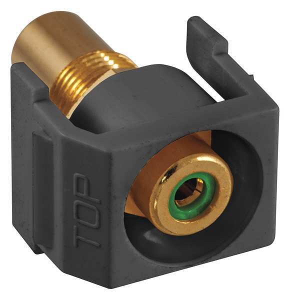 Inline Coupler, RCA, Duplex, Black