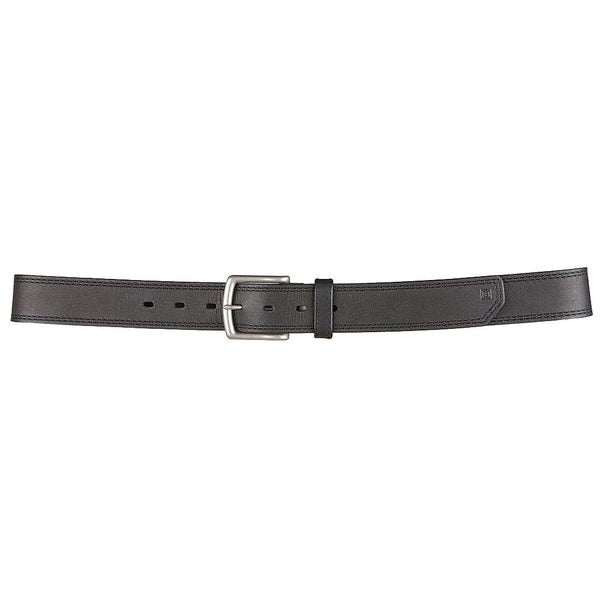 Arc Belt, Black, Full Grain Leather, L