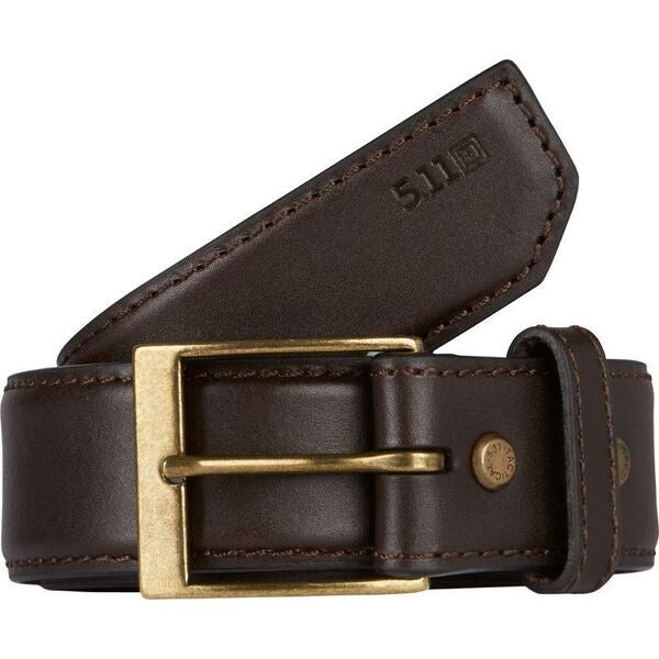 Casual Belt, Brown, Full Grain Leather, M