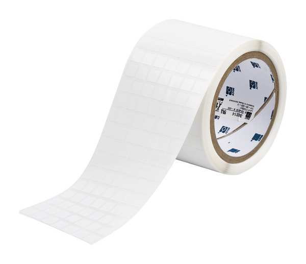 Thermal Transfer Label, White, Labels/Roll: 10,000