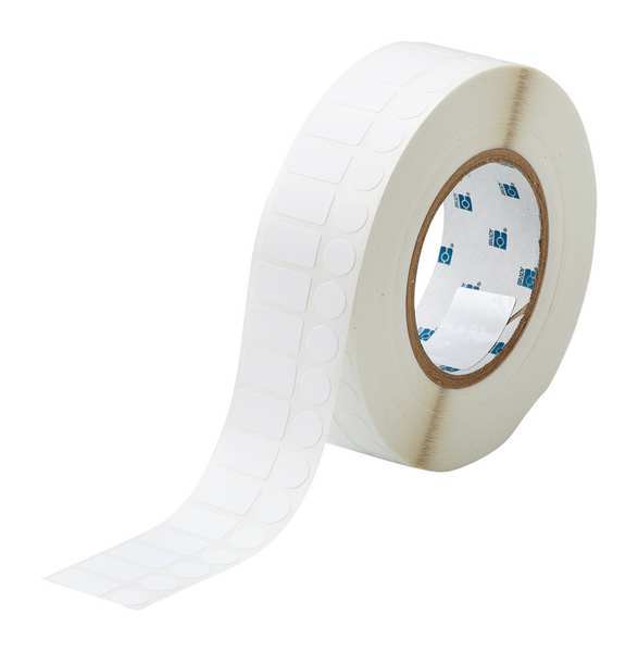 Thermal Transfer Label, White, Labels/Roll: 3000