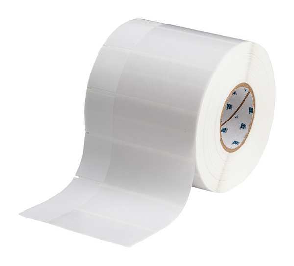 Thermal Transfer Label, White/Translucent, Labels/Roll: 2000