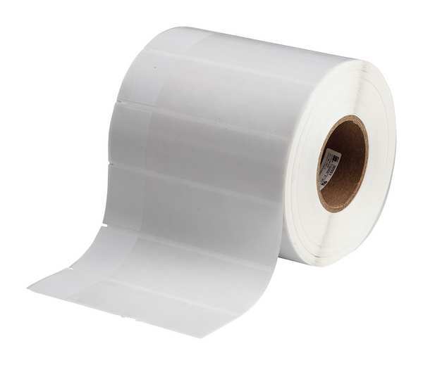 Thermal Transfer Label, White/Translucent, Labels/Roll: 2000