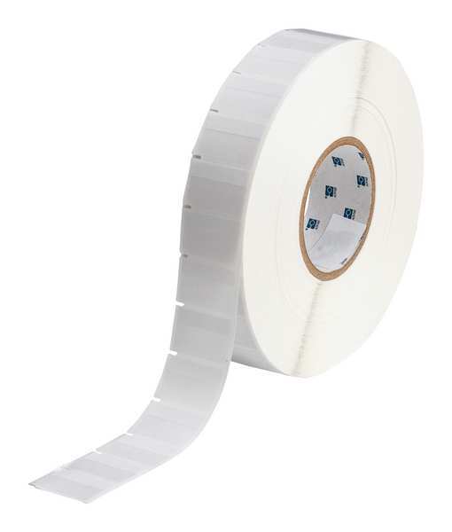 Thermal Transfer Printer Labels, White on Translucent, Labels/Roll: 5000