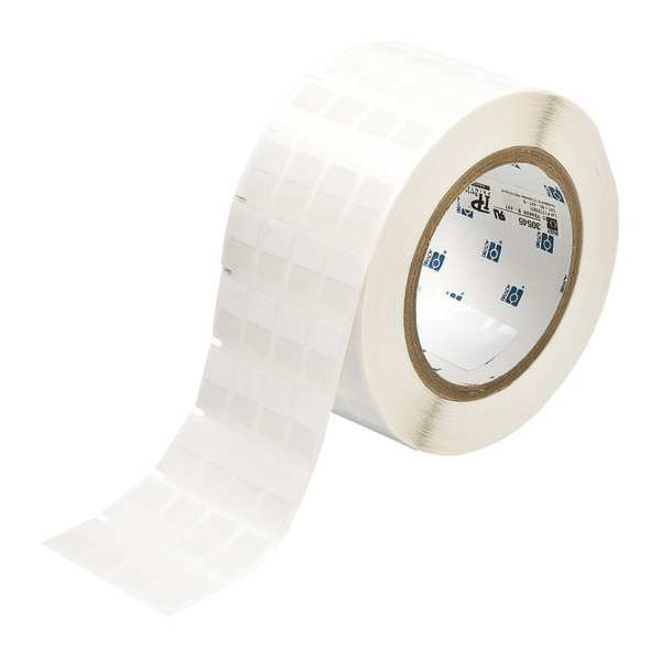 Thermal Transfer Printer Labels, White on Translucent, Labels/Roll: 5000