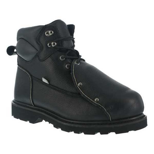 Size 6 Men's 6 in Work Boot Steel Work Boot, Black