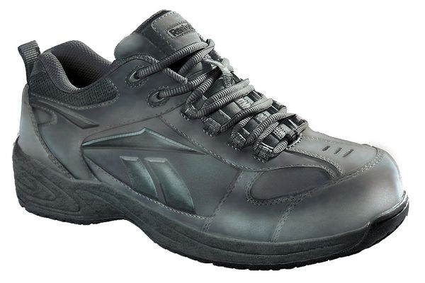Athletic Shoes, Leather, Black, 9, PR