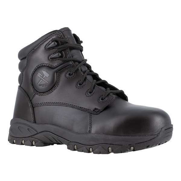 Size 6 Men's 6 in Work Boot Steel Work Boot, Black