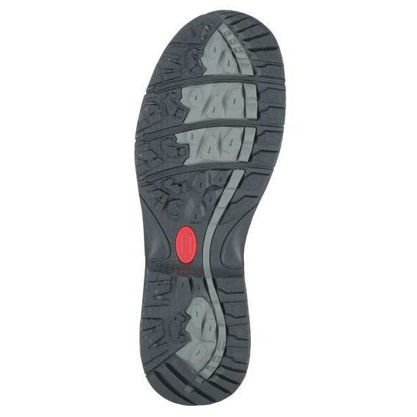 Size 6-1/2 Men's 6 in Work Boot Steel Work Boot, Black