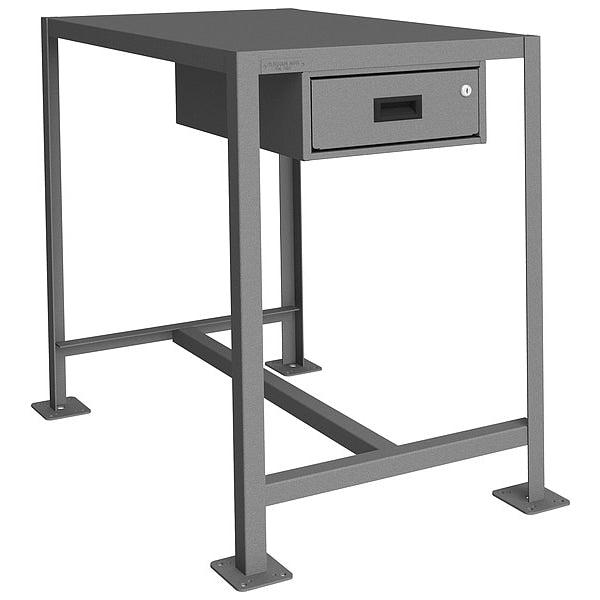 Fixed Work Table, Steel, 36