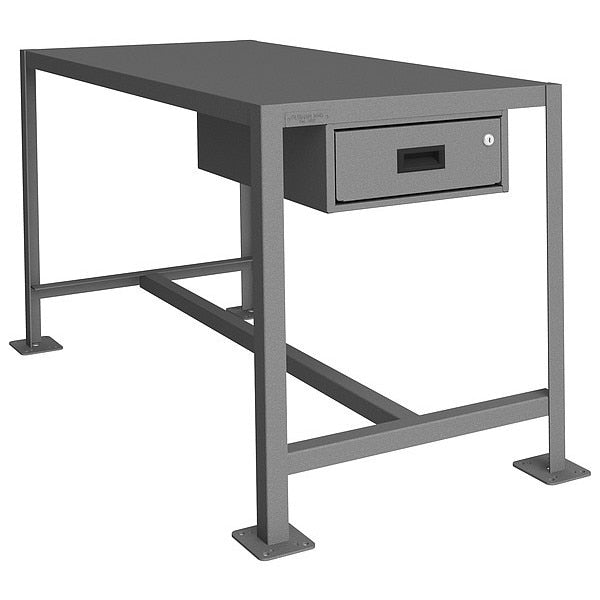 Fixed Work Table, Steel, 48