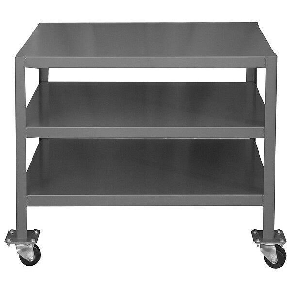 Mbl Mach Table, 18x36x30,2000 lb, 3 Shlf