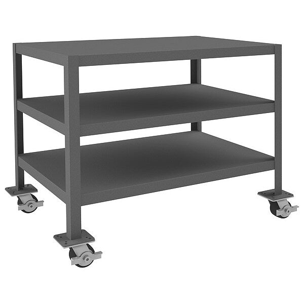 Mbl Mach Table, 24x36x30,2000 lb, 3 Shlf