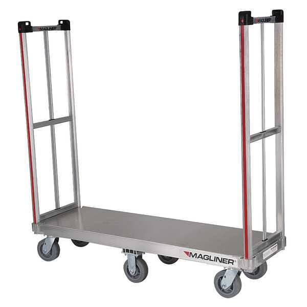 Twin Handle Platform Truck, 1800 lb, 60 In