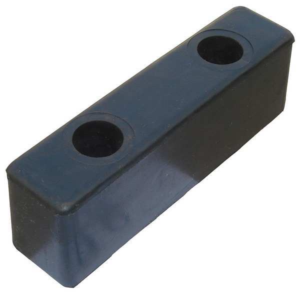 8 in. x 2 in. x 2-1/2 in. Rubber Dock/Body Bumper