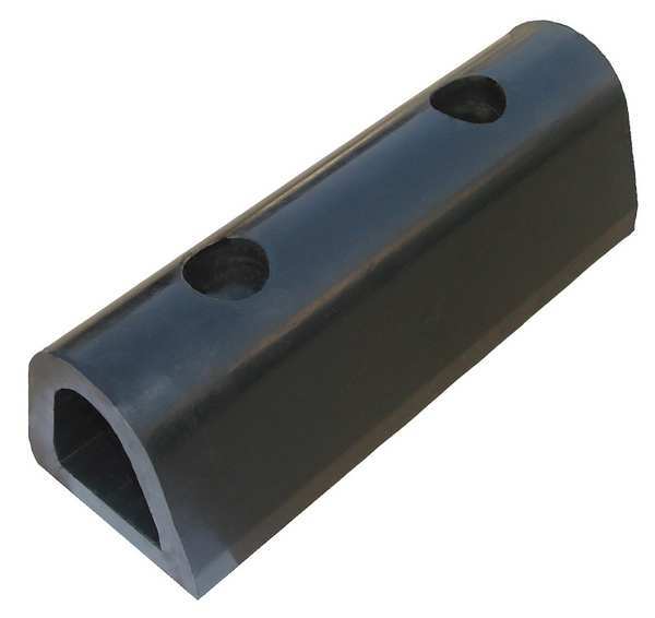 Dock Bumper, 4x4-1/4x12 In., Rubber