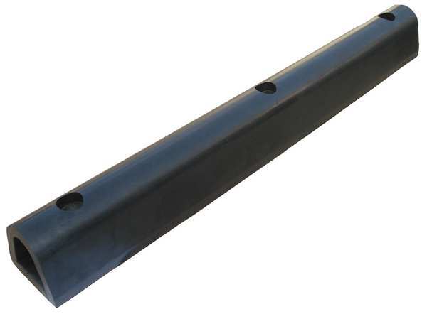 Dock Bumper, 4x4-1/4x36 In., Rubber
